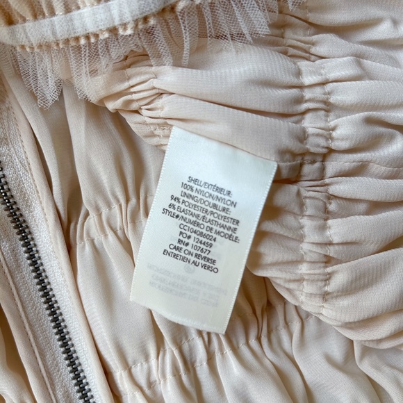 Alice+Olivia Ashlyn shirred crop top Sz M - Picture 12 of 12